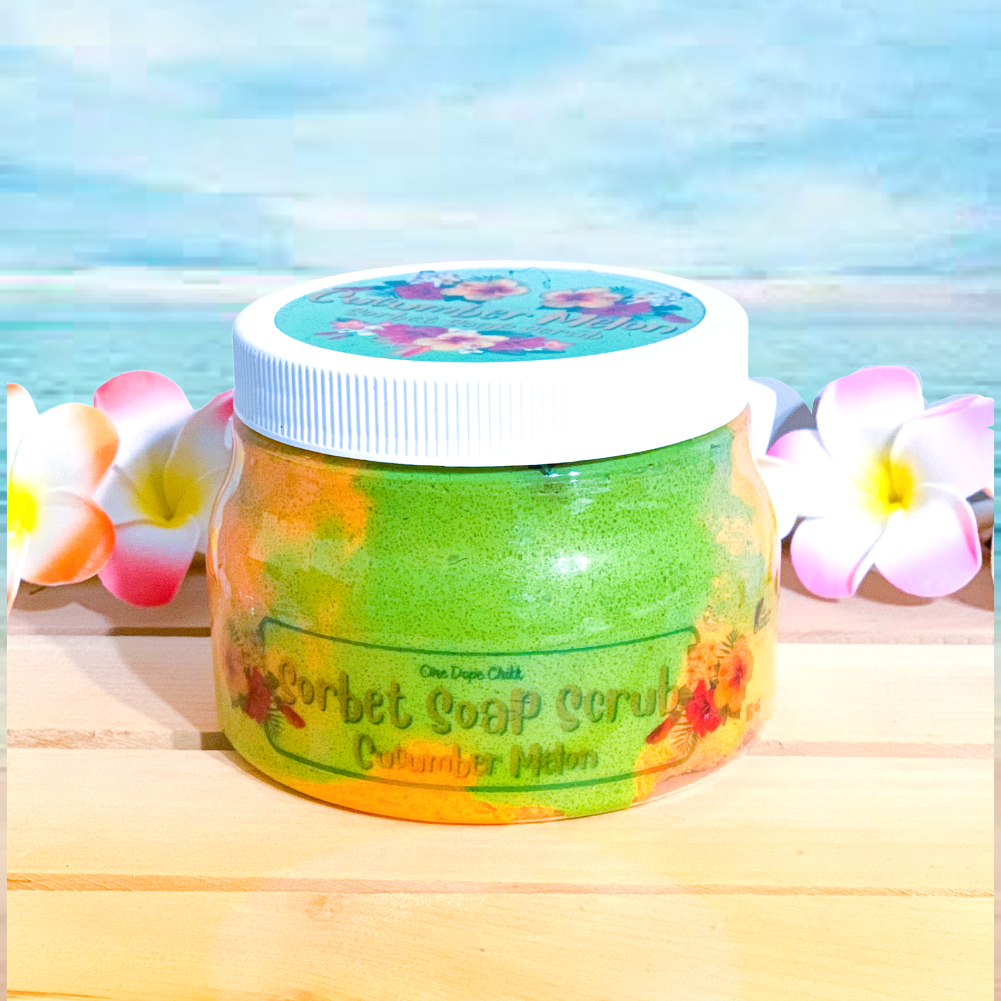 Cucumber Melon Whipped Sorbet Soap Scrub