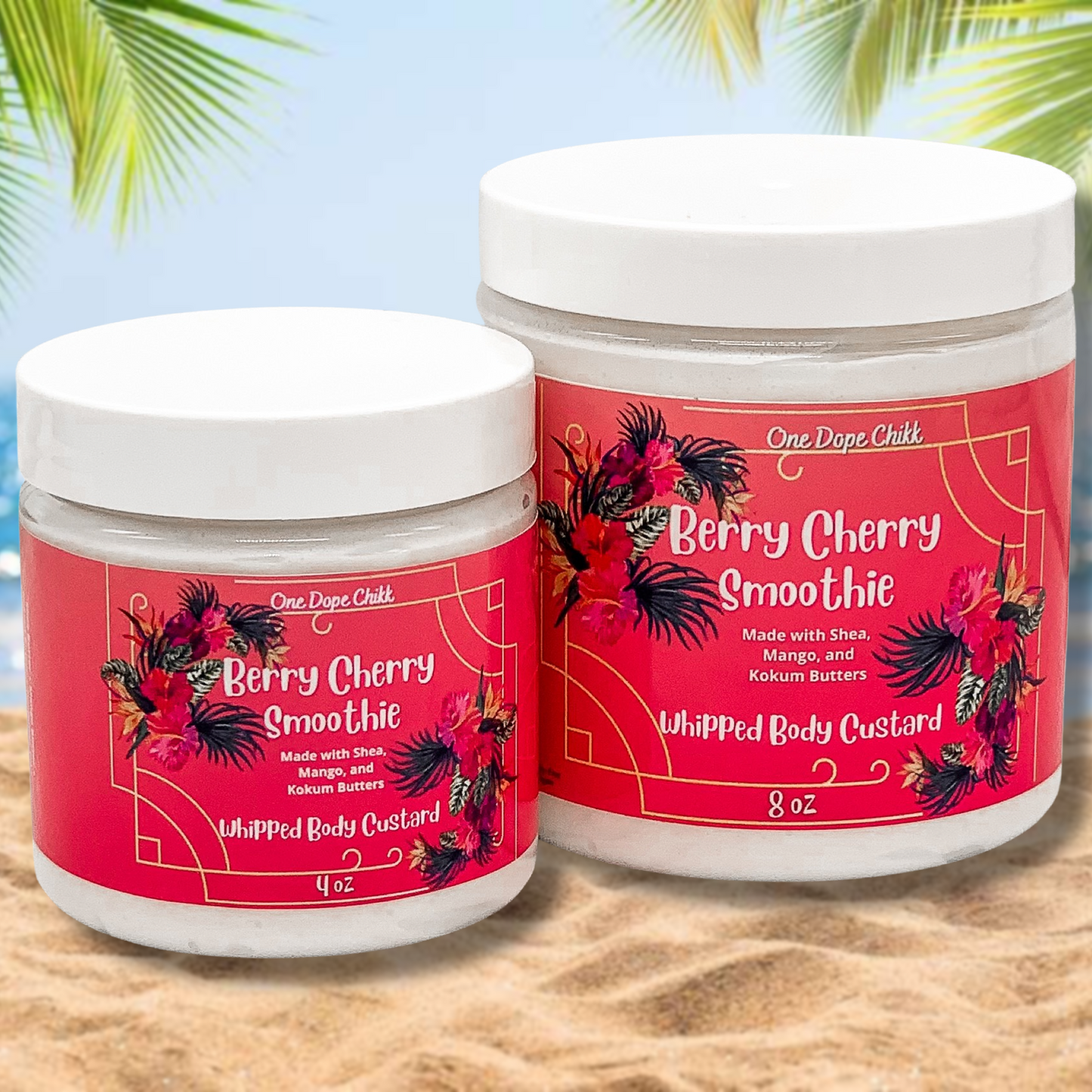 Berry Cherry Smoothie Body Custard