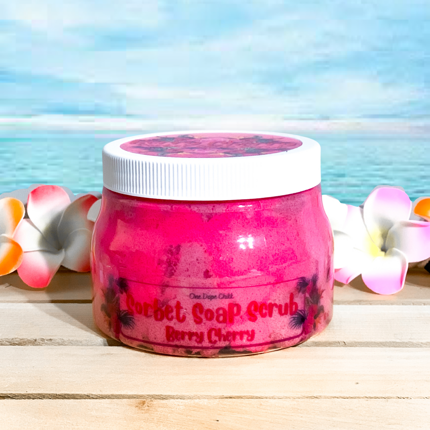 Berry Cherry Smoothie Whipped Sorbet Soap Scrub