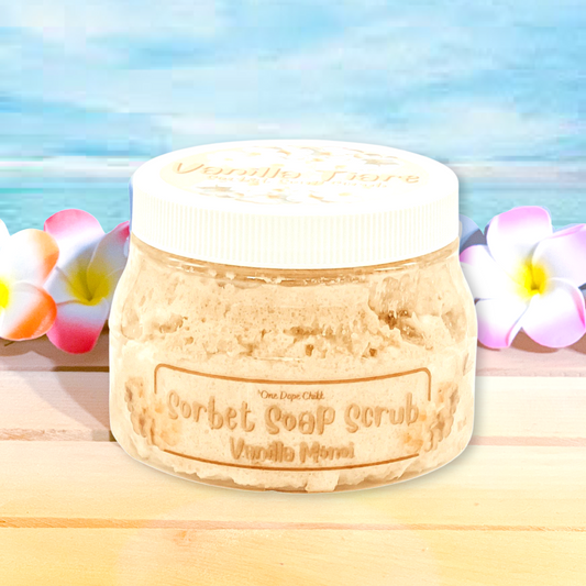 Vanilla Tiare Whipped Sorbet Soap Scrub